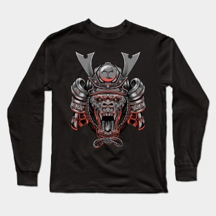 samurai gorilla Long Sleeve T-Shirt
